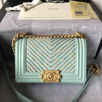 Chanel 2019 Leboy Chain Shoulder Bag,20/25CM - 샤넬 2019 르보이 체인 숄더백 CHAB0777,20/25CM,민트