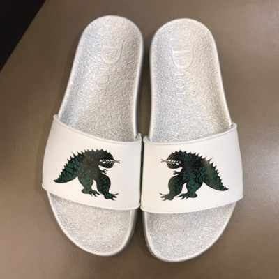 Dior 2019 Mens Casual Logo Slipper - 디올 남성 캐쥬얼 로고 슬리퍼 Dio0306x.Size(240 - 275).실버