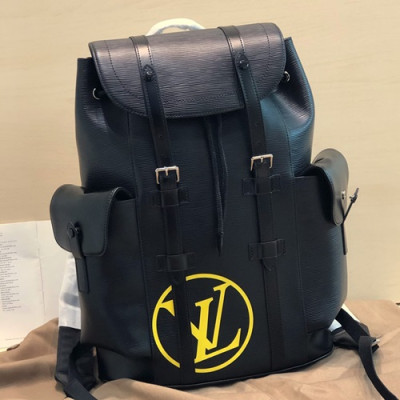 Louis Vuitton 2019 Epi Christopher Back Pack,47cm - 루이비통 2019 남성용 에삐 크리스토퍼 백팩,M41379,LOUB1379 ,47cm,블랙