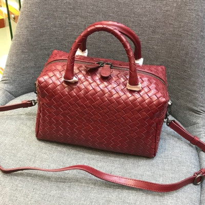 Bottega Veneta 2019 Leather Tote Shoulder Bag,24cm - 보테가 베네타 2019 레더 토트 숄더백, 9179,BVB0254,24cm,와인