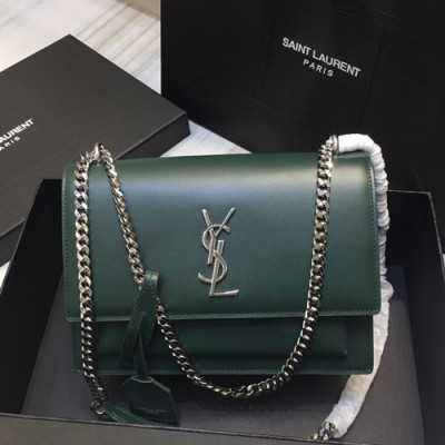 Saint Laurent 2019 Women Monogram Shoulder Bag,22CM - 입생로랑 2019 여성용 모노그램 숄더백 442906 , SLB0357,22CM,그린