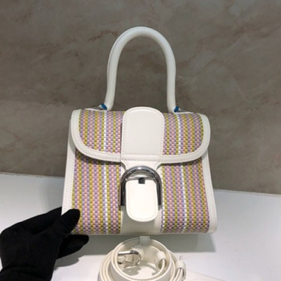 Delvaux 2019 Brillant Tote Shoulder Bag,20 CM - 델보 2019 브리앙 토트 숄더백,DVB0294.20 CM,베이지