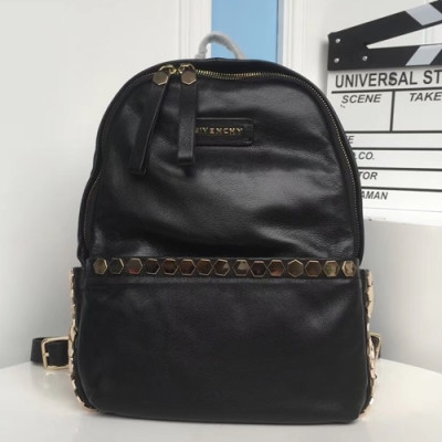 Givenchy 2019  Leather Mens Back Pack,32cm - 지방시 2019 레더 남성용 백팩 GVB0084,32cm,블랙