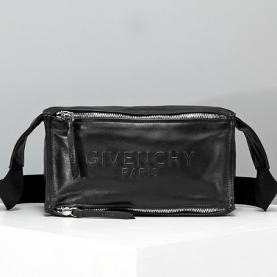 Givenchy 2019 Pandora Leather Shoulder Bag / Belt Bag,30CM - 지방시 2019 판도라 레더 숄더백 / 벨트백,GVB0091,30CM,블랙