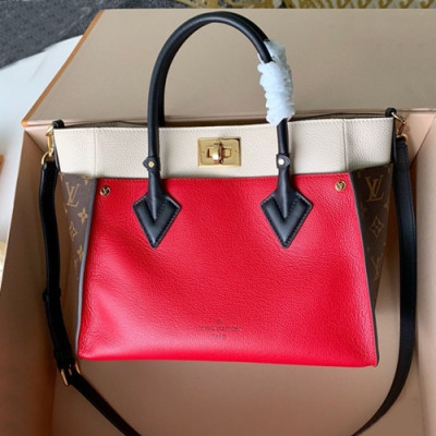 Louis Vuitton 2019 On My Side Tote Shoulder Bag,30.5cm - 루이비통 2019 온 마이 사이드 토트 숄더백 M53826,LOUB1411,30.5cm,레드