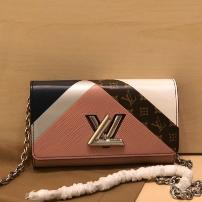 Louis Vuitton 2019 Twist Chian Wallet Shouder Cross Bag,19cm - 루이비통 2019 트위스트 체인 월릿 숄더 크로스백 ,M67798,LOUB1448,19cm,핑크