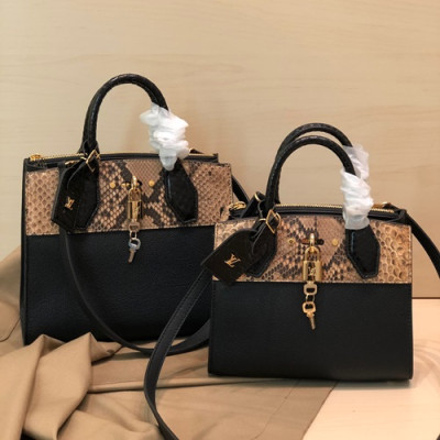 Louis Vuitton 2019 City Steamer Tote Shoulder Bag,22.5/26.5cm - 루이비통 2019 시티 스티머 토트 숄더백 M95975,LOUB1460,22.5/26.5cm,블랙