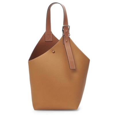 Loewe 2019 Balloon Tote Bag, 37.5CM - 로에베 2019 벌룬 토트백 ,10528-LOEB0073,37.5CM, 브라운