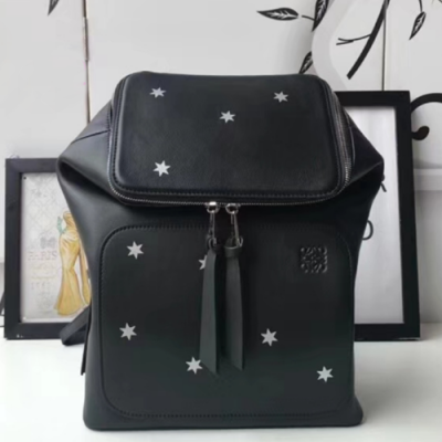 Loewe 2019 Goya Small Back Pack, 24.5CM - 로에베 2019 남여공용 고야 스몰 백팩 ,LOEB0074, 24.5CM, 블랙