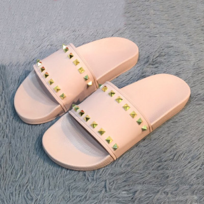 Valentino 2019 Mm/Wm Stud Casual Slipper - 발렌티노 남자 스터드 캐쥬얼 슬리퍼 Val011x.Size(225 - 275).연핑크