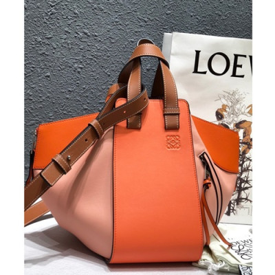 Loewe 2019 Hammock Small Tote Shoulder Bag, 29CM - 로에베 2019 해먹 스몰 토트 숄더백 ,3047-LOEB0276, 29CM, 오렌지