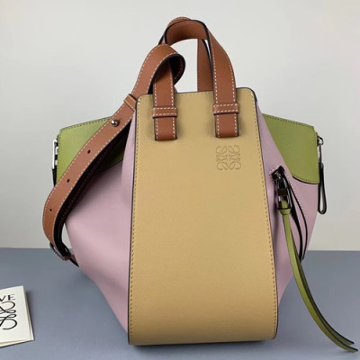 Loewe 2019 Hammock Small Tote Shoulder Bag, 29CM - 로에베 2019 해먹 스몰 토트 숄더백 ,3047-LOEB0283, 29CM, 연퍼플