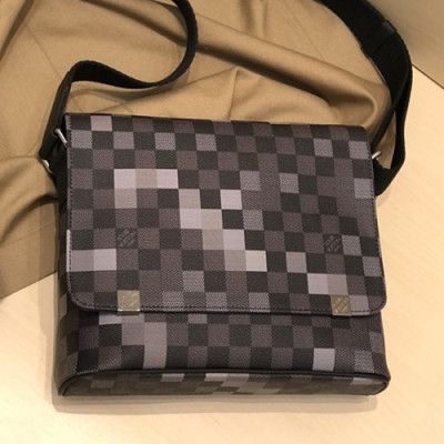 Louis Vuitton 2019 Messenger Shoulder Bag,25cm - 루이비통 2019 남성용 메신저 숄더백 N41031 ,LOUB1470,25cm,블랙