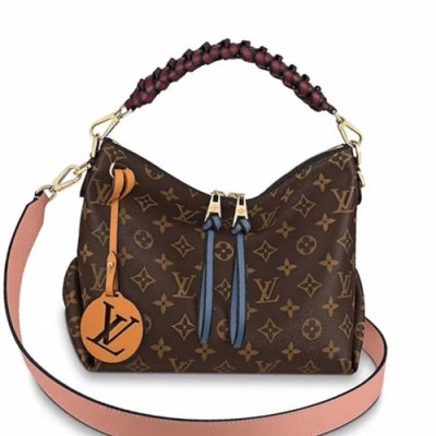 Louis Vuitton 2019 Women Beaubourg Hobo Tote Shoulder Bag,25cm - 루이비통 2019 여성용 보부르 호보 토트 숄더백 M55090,LOUB1476,25cm,브라운