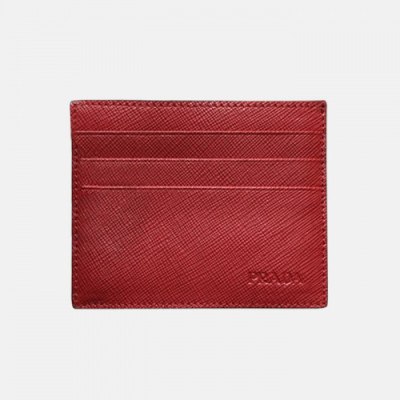 Prada 2019 Saffiano Card Purse - 프라다 사피아노 남여공용 카드 퍼스 PRAW0083,10CM.레드