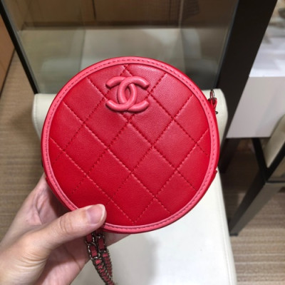 Chanel 2019 Women Mini Cross Bag,13cm - 샤넬 2019 여성용 미니 크로스백 CHAB0828, 13cm,레드