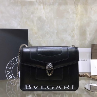 Bvlgari & Fragment 2019 Shoulder Bag,20CM - 불가리 & 프라그먼트 2019 숄더백,BVLB0129,20cm,블랙