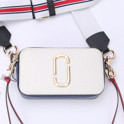 Mark Jacobs 2019 Leather Women Camera Shoulder Bag,18cm - 마크제이콥스 2019 레더 여성용 카메라 숄더백,MJB0088,18cm,화이트