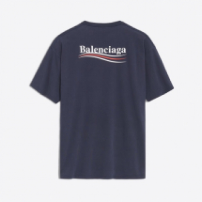 Balenciaga 2019 Mens Graffity Cotton Short Sleeved Tshirt - 발렌시아가 남성 그래피티 코튼 반팔티 Loe0067x.Size(s - xl).블랙