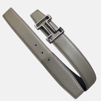 Hermes 2019 Mens Reversible Leather Belt - 에르메스 2019 남성용 리버시블 레더 벨트 HERBT0013.Size(3.8cm).그레이