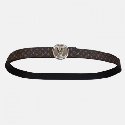 Louis vuitton 2019 Ladies Canvas & Leather Belt - 루이비통 2019 여성용 캔버스 & 레더 벨트 LOUBT0015.Size(2.5cm).브라운