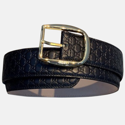 Gucci 2019 Mens Leather Belt - 구찌 2019 남성용 레더 벨트 GUBT0004.Size(4.0cm).블랙