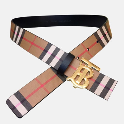 Burberry 2019 Mm/Wm TB Buckle Belt - 버버리 2019 남여공용 TB 버클 벨트 BURBT0008.Size(3.5cm).체크브라운