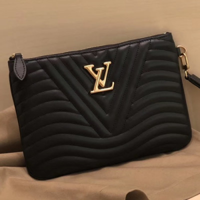 Louis Vuitton 2019 New Wave Clutch Bag,24cm - 루이비통 2019 뉴 웨이브 클러치백 M63943,LOUB1508,24cm,블랙