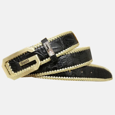 Gucci 2019 Mens Leather Belt - 구찌 2019 남성용 레더 벨트 GUBT0037.블랙