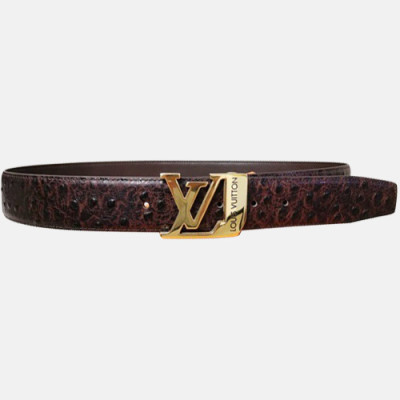 Louis vuitton 2019 Mens Reversible Leather Belt - 루이비통 2019 남성용 리버시블 레더 벨트 LOUBT0043.블랙은장,브라운금장