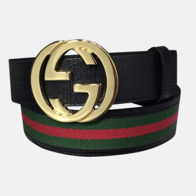 Gucci 2019 Mens Leather Belt - 구찌 2019 남성용 레더 벨트 GUBT0044.Size(4.0cm),블랙