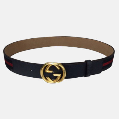 Gucci 2019 Mens Leather Belt - 구찌 2019 남성용 레더 벨트 GUBT0046.Size(4.0cm),다크네이비