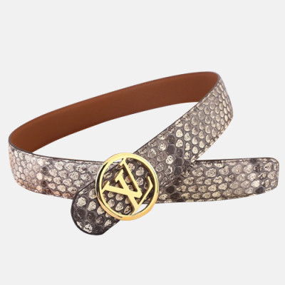 Louis vuitton 2019 Mens Leather Belt - 루이비통 2019 남성용  레더 벨트 LOUBT0049.블랙은장,그레이금장