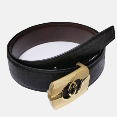 Gucci 2019 Mens Leather Belt - 구찌 2019 남성용 레더 벨트 GUBT0053.Size(3.8cm),블랙