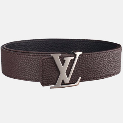 Louis vuitton 2019 Mens Reversible Leather Belt - 루이비통 2019 남성용 리버서블 레더 벨트 LOUBT0053.Size(4.0cm).브라운+블랙