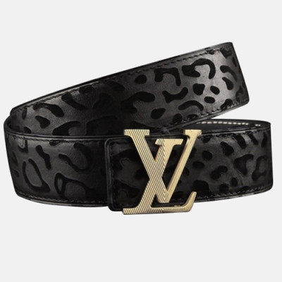 Louis vuitton 2019 Mens Rhinoceros Leather Belt - 루이비통 2019 남성용 코뿔소 레더 벨트 LOUBT0057.블랙(금장),블랙(은장)