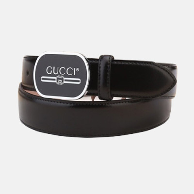 Gucci 2019 Mens Leather Belt - 구찌 2019 남성용 레더 벨트 GUBT0061.Size(3.5cm).블랙