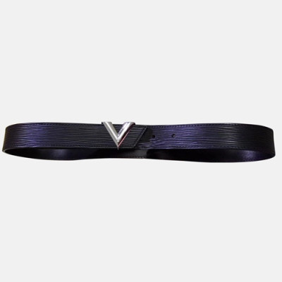 Louis vuitton 2019 Ladies Leather Belt - 루이비통 2019 여성용 레더 벨트 LOUBT0061.Size(3.0cm).블랙