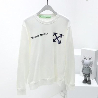 Off-White 2019 Mm/Wm Logo Wolf Cotton Hood Tee -오프화이트 남자 로고 울프 코튼 후드티 OffHT0009.Size(s -2xl).화이트