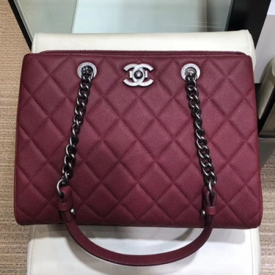 Chanel 2019 Caviar Chain Shoulder Bag,31CM - 샤넬 2019 캐비어 체인 숄더백,CHAB1007,31CM,레드