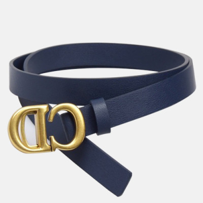 Christian Dior 2019 Ladies Leather Belt - 크리스챤 디올 2019 여성용 레더 벨트 DIOBT0019,Size(2.0CM).네이비