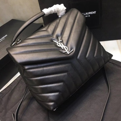 Saint Laurent 2019 LouLou  Shoulder Bag,26CM - 입생로랑 2019 루루 숄더백 529735, SLB0446, 26CM,블랙