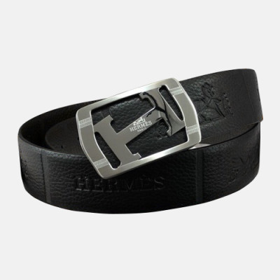 Hermes 2019 Mens Leather Belt - 에르메스 2019 남성용 레더 벨트 HERBT0062.Size(3.8cm),브라운금장,블랙은장