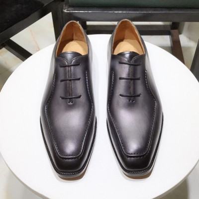 [커스텀급]Berluti 2019 Mens Retro Business Leather Oxford -  벨루티 2019 남성 레트로 비지니스 레더 옥스퍼드 Bert004x.Size(245 - 270).그레이