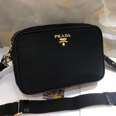 Prada 2019 Pocono Cross Bag,23cm - 프라다 2019 포코노 크로스백 ,1BH089,23cm,블랙