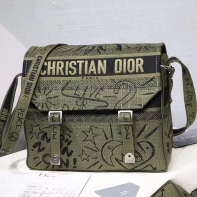 Dior 2019 Oblique Shoulder Bag,27CM - 디올 2019 여성용올비리크 숄더백 DIOB0382,27CM,그린