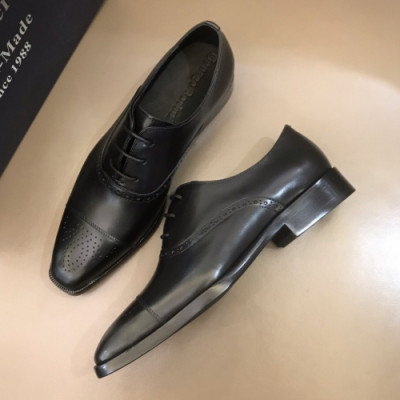 [커스텀급]Berluti 2019 Mens Business Leather Oxford - 벨루티 2019 남성 비지니스 레더 옥스퍼드 Bert0016x.Size(240 - 275).블랙