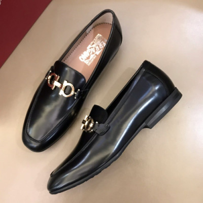 Ferragamo 2018 Mens Gancio Leather Loafer - 페라가모 남성 레더 간치오 레더 로퍼 Fer0293x.Size(240 - 265).블랙