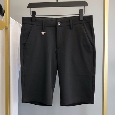 Dior 2019 Mens Logo Casual Cotton Half Pants - 디올 남성 로고 캐쥬얼 코튼 반바지 Diohp0043.Size(30 - 38).블랙