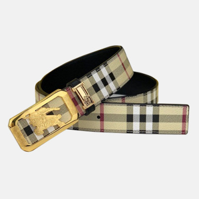 Burberry 2019 Mm/Wm Leather Belt - 버버리 2019 남여공용 레더 벨트 BURBT0017.Size(3.5cm).체크베이지